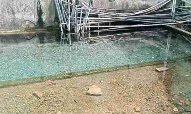 Air Sumur Pulai di Desa Gedang, Kota Sungai Penuh tampak jernih dan bening meski musim kemarau. Sumber air alami ini tak pernah kering