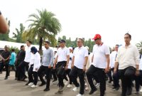 Foto: Alfin SH dan Azhar Hamzah mengikuti gladi kotor jelang pelantikan .