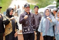 Bupati Kerinci dan Kepala Dinas PUPR Kabupaten Kerinci 