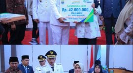 Walikota dan Wakil Walikota Sungai Penuh Serahkan Bantuan  Santunan BPJS 