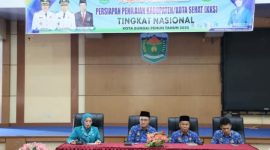 Walikota Alfin, SH Membuka secara resmi rapat kordinasi persiapan penilaian Kabupaten/Kota sehat (KKS) tingkat nasional Kota Sungai Penuh Tahun 2025 