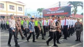 Wakapolres Kerinci Tinjau Pasukan Operasi Ketupat lebaran 2025