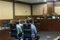 Foto : Sidang Sidang Kasus Hasto Kristiyanto ( Foto Screenshot detikNews)