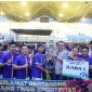 Walikota Sungai Penuh  menyaksikan pertandingan Sepak Bola di Stadion Lapangan Bola Koni Tanah Kampung.
