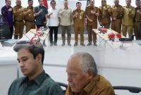 Wakil Walikota Azhar Hamzah Audensi dengan Menteri Perhubungan 