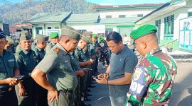 Kodim 0417/Kerinci Sidak HP  Prajurit Cegah Judi Online 