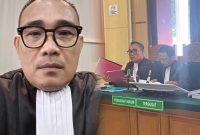 Victorianus Gulo, S.H., M.H., selaku kuasa hukum terdakwa Don Fitri Jaya