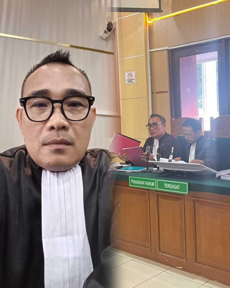 Victorianus Gulo, S.H., M.H., selaku kuasa hukum terdakwa Don Fitri Jaya