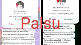 Penipuan Mencatut Nama Bupati dan Wakil Bupati 