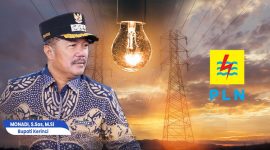 Bupati Kerinci  Monadi Apresiasi PLTA dan PLN 