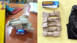 Satuan Reserse Narkoba Polres Kerinci meringkus seorang pemuda berinisial GL  (Foto Humas Pores Kerinci )