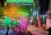 Transportasi Tradisional Bendi menghiasii malam di Kota Sungai Penuh 