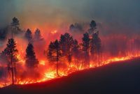 Ilustrasi Kebakaran Hutan ( Foto Tempo)