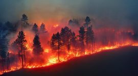 Ilustrasi Kebakaran Hutan ( Foto Tempo)