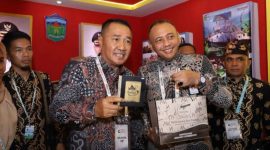 Alfin, SH Munas APEKSI UMKM Sungai Penuh Tampil di Pameran Nasional(Foto Humas Pemkot)