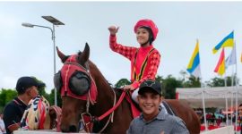 Najla Al Balkis, Taklukkan Arena Pacuan Kuda Bukittinggi 