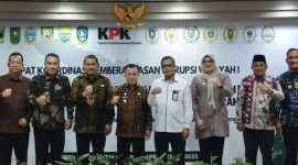 Walikota Sungai Penuh Alfin, SH Rapat Koordinasi Bersama KPK (Foto Humas Pemkot)