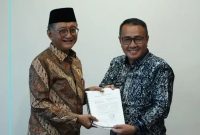 Wako Alfin proposal langsung kepada Menteri PUPR, Ir. Dody Hanggodo, M.P.E.( Foto Humas Pemkot)
