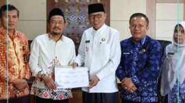 Wakil Wali Kota Sungai Penuh, Azhar Hamzah, menerima kunjungan Kepala Balai Bahasa Provinsi Jambi,