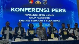 Polri rilis kasus grup Facebook bermuatan konten melanggar ( Foto detikNews)
