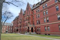 Gedung Universitas Harvard di Amerika Serikat 