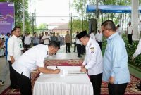 Bupati Kerinci, Monadi, S.Sos, M.Si menghadiri kegiatan sosialisasi dan rapat koordinasi Percepatan Pembentukan Koperasi Merah Putih