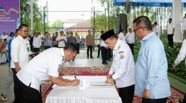 Bupati Kerinci, Monadi, S.Sos, M.Si menghadiri kegiatan sosialisasi dan rapat koordinasi Percepatan Pembentukan Koperasi Merah Putih