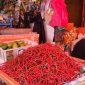 Pedagang Cabe di Pasar Tanjung Bajure Kota Sungai penuh