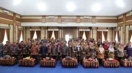 Acara Pengukuhan Forum Kota Sehat di Aula Kantor Wali Kota Sungai Penuh