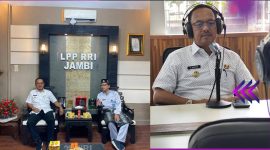 Wakil Bupati Kerinci, H. Murison, S.Pd., S.Sos., M.Si., dalam dialog interaktif di RRI Dorong Peran Aktif Masyarakat Memajukan Pariwisata  Kerinci