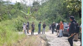 Wawako Azhar Hamzah Tinjau Pembangunan Jalan di Bukit Simancik 