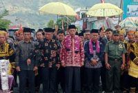 Wawako Azhar Hamzah Bersama  Sekda dan  tokoh masyarakat menghadiri Kenduri Sudah Tuai Desa Debai 2025.