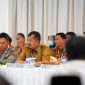 Bupati Kerinci Monadi saat menghadiri Rakor Lintas Sektoral Ketahanan Pangan di Aula Gedung Siginjai, Polda Jambi, Selasa (17/6/2025).