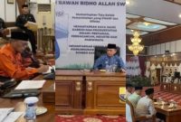 Wakil Wali Kota Sungai Penuh, Azhar Hamzah, saat menghadiri Rakor Peningkatan Kinerja Ekspor Provinsi Jambi di Aula Rumah Dinas Gubernur, Kamis (26/6).