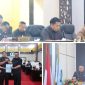 Wako Alfin menyampaikan pengantar empat Ranperda dalam Rapat Paripurna DPRD Kota Sungai Penuh, Jumat (4/7/2025).
