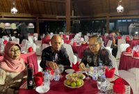 Wakil Wali Kota Sungai Penuh, Azhar Hamzah (kanan), menghadiri Gala Dinner Munas I Forwakada di Yogyakarta, Kamis malam (3/7),