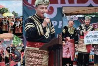 Wali Kota Sungai Penuh, Alfin, SH, menerima gelar adat
