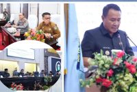 Walikota Sungai Penuh, Alfin, S.H., menyampaikan tanggapan resmi atas pandangan fraksi DPRD dalam rapat paripurna, Senin (7/7/2025).(Foto Humas Pemkot Sungai Penuh)