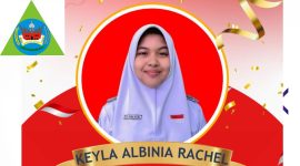 Keyla Albinia, siswi SMAN 1 Solok Selatan yang lolos Paskibraka Sumbar 2025.( Foto SMA 1 Solok Selatan)
