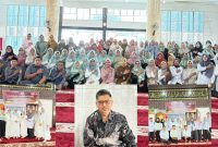 KPU Kota Sungai Penuh gelar sosialisasi pendidikan politik bersama organisasi wanita.
(Foto iNBrita)