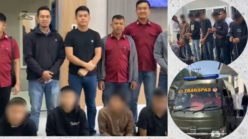 Kepala Rutan Sungai Penuh, Sahat Parsaulian Sihombing, saat melepas pemindahan lima anak binaan ke LPKA Muara Bulian, Senin (21/7/2025).  