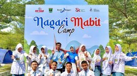 SMAN 1 Solsel mewakili Kabupaten Solok Selatan dalam Mabit Camp Bank Nagari di Padang, 25–26 Juli 2025.