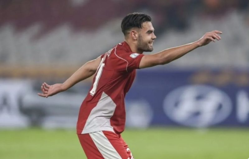 Jens Raven rayakan gol Timnas U-23 Indonesia vs Brunei di ASEAN U-23 2025