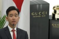 Kolase foto Wakil Presiden Gibran dan Farfum Gucci ( Foto Google)