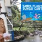 Momen Wali Kota Alfin SH mengajak warga membawa kantong belanja sendiri dan berhenti membuang sampah ke sungai pada Hari Tanpa Kantong Plastik.