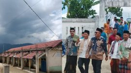 Wali Kota Sungai Penuh, Alfin SH, saat meninjau kondisi SD Negeri 69 Kampung Tengah, Kamis (1/8/2025).