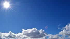 Langit cerah di pagi hari. (Foto pexels)
