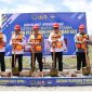 Wako Sungai Penuh Alfin SH menghadiri ground breaking pembangunan SPPG Polres Kerinci, Rabu (6/8).