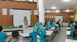 Mairisna, S.Pd., MM membuka pelaksanaan ANBK 2025 di SMA Negeri 1 Solok Selatan, Rabu (6/8/2025).