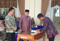 Penandatanganan Piagam Audit Intern sebagai simbol penguatan pengawasan internal Pemkab Kerinci.